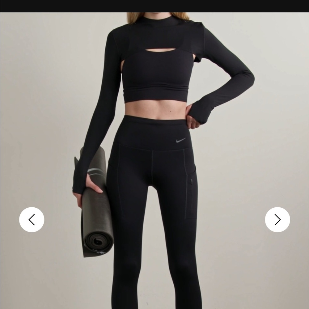 Nike Black Women's athletic shrug